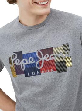 Camiseta Pepe Jeans Casst Gris para Hombre