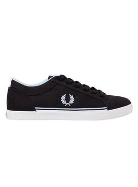 ☆送料無料☆ FRED PERRY Baseline Twill ☆ Zapatillas Fred Perry Baseline Twill Negro Hombre