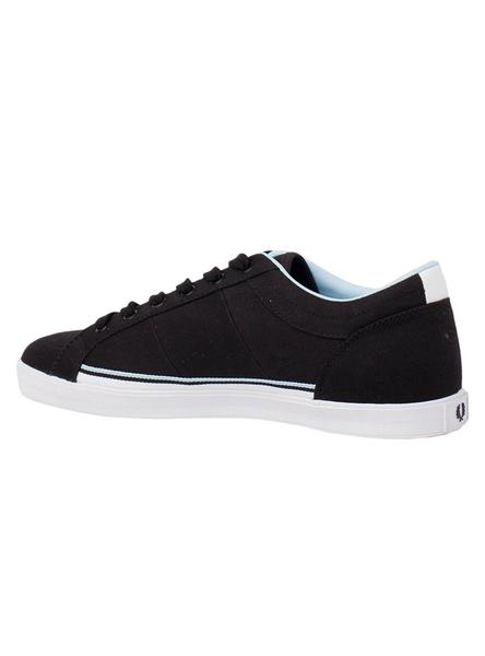 ☆送料無料☆ FRED PERRY Baseline Twill ☆ Zapatillas Fred Perry Baseline Twill Negro Hombre