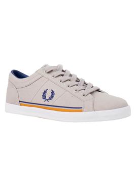 Zapatillas Fred Perry Baseline Twill Gris Hombre