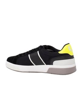 Zapatillas Fred Perry B200 Ripstop Negro Hombre