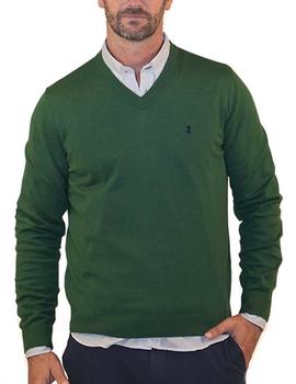 Jersey El Pulpo Cuello Pico Verde Claro Hombre