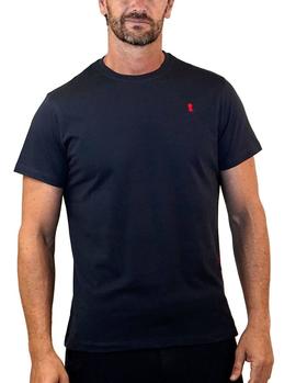 Camiseta El Pulpo Bordado Marino para Hombre