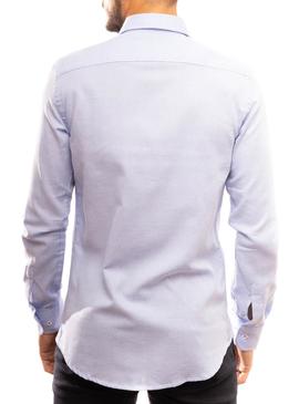 Camisa Klout Oxford Slim Azul para Hombre