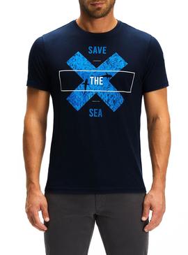Camiseta North Sails Graphic Marino para Hombre