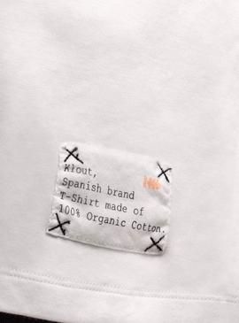 Camiseta Klout Organic Label Blanco para Hombre