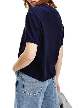 Camiseta Tommy Jeans Star Americana Azul Mujer