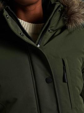 Parka Superdry Everest Verde Para Mujer