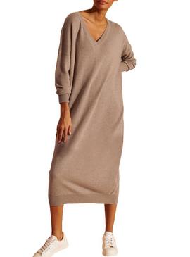 Vestido Superdry Lana Cashmere Tosatado Mujer