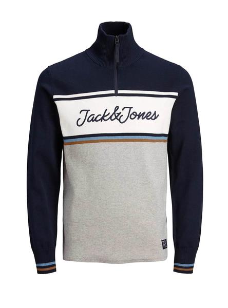 Jersey Jack and Jones Francis Gris Para Hombre