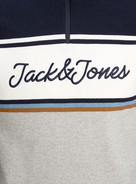 Jersey Jack and Jones Francis Gris Para Hombre