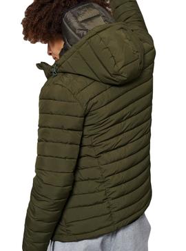 Cazadora Superdry Acolchada Fuji Verde Para Hombre