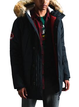 Parka Superdry Everest Marino Para Hombre