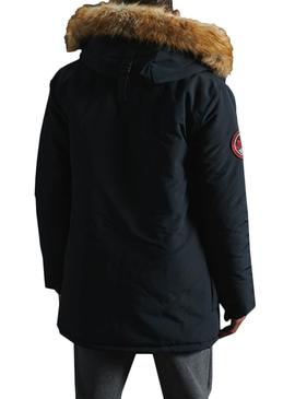 Parka Superdry Everest Marino Para Hombre