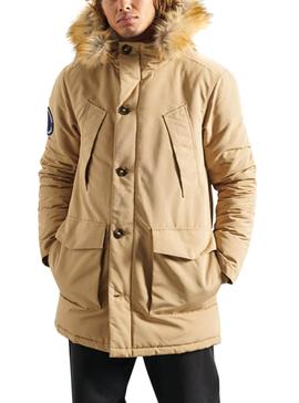 Parka Superdry Everest Tostado Para Hombre