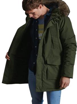 Parka Superdry Everest Verde Para Hombre