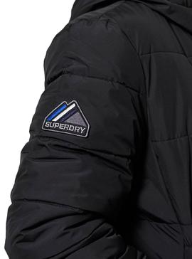 Chaqueta Superdry Acolchada Negro Para Hombre