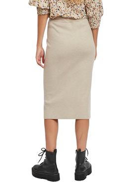 Falda Vila Vinja Beige para Mujer