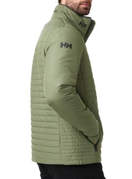 Chaqueta Helly Hansen Crew Insulator Verde Hombre