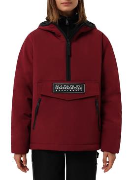 Chaqueta Napapijri Rainforest Taika Rojo Mujer