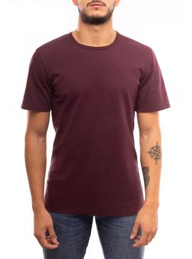 Camiseta Klout Organic Premium Granate para Hombre