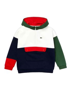 Sudadera Lacoste Felpa Multicolor para Niño