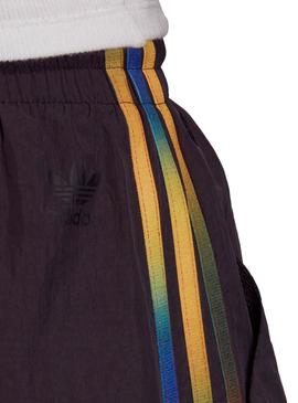 Shorts Adidas Rainbow Negro para Mujer