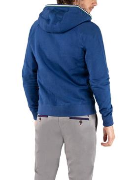 Sudadera El Ganso Zipper Azul para Hombre