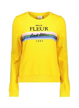 Sudadera Only Else Amarillo Mujer