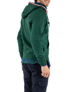 Sudadera El Ganso Zipper Verde para Hombre