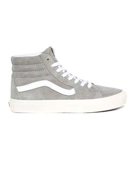 Zapatillas Vans Sk8-Hi Gris para Mujer