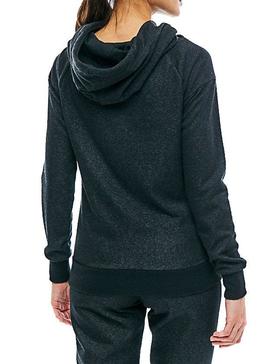 Sudadera Only Luna Jalene Lurex Negro Mujer
