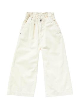 Pantalon Vaquero Pepe Jeans Eleven Blanco Niña