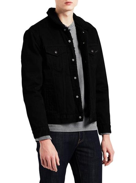 Cazadora Vaquera Levis Negro Hombre