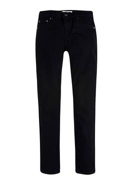 Pantalon Vaquero Levis Skinny Taper Negro Niño