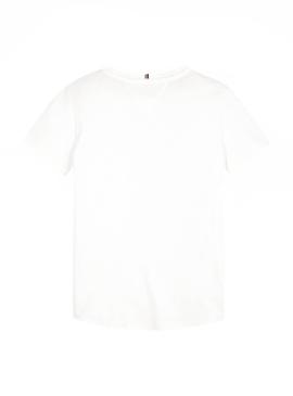 Camiseta Tommy Hilfiger Icon Blanco para Niña