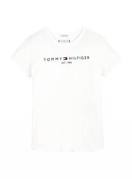 Camiseta Tommy Hilfiger Essential Blanco para Niño