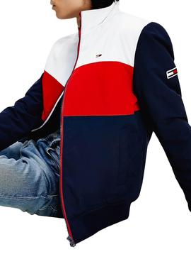 Cazadora Tommy Jeans Essential Color Block Hombre