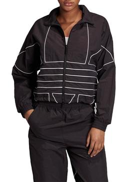 Chaqueta Adidas Outline Negro para Mujer