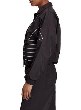 Chaqueta Adidas Outline Negro para Mujer