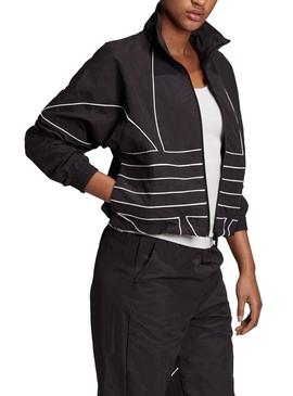 Chaqueta Adidas Outline Negro para Mujer