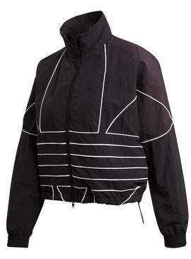 Chaqueta Adidas Outline Negro para Mujer