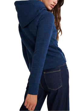 Sudadera Superdry The Real Tonal Azul Para Mujer