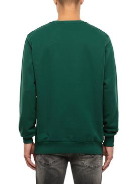 Sudadera Diesel Division Verde para Hombre