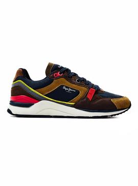 Zapatillas Pepe Jeans X20 Runner Marron para Hombr