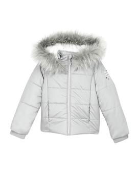 Chaqueta 3 Pommes Capucha Gris para Niña