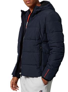 Cazadora Superdry Sports Puffer Azul Marino Hombre