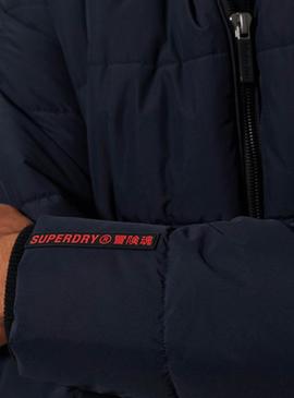 Cazadora Superdry Sports Puffer Azul Marino Hombre