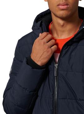 Cazadora Superdry Sports Puffer Azul Marino Hombre