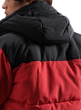 Cazadora Superdry Quilted Everest Rojo para Hombre